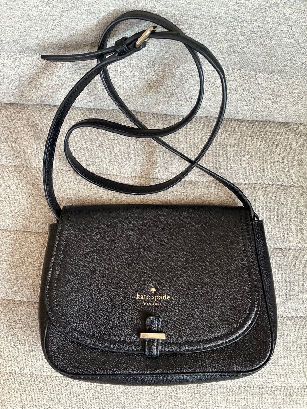 Kate Spade Patterson Drive Kailey Flap Crossbody Bag Black